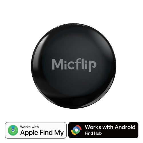 Fekete Smart Tag – Apple Find My / Android Find Hub kompatibilis nyomkövető biléta